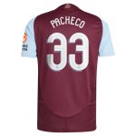aston villa adidas home authentic shirt 2024-25 with pacheco 33 cup printing Collection | Official Aston Villa Jerseys for Fans