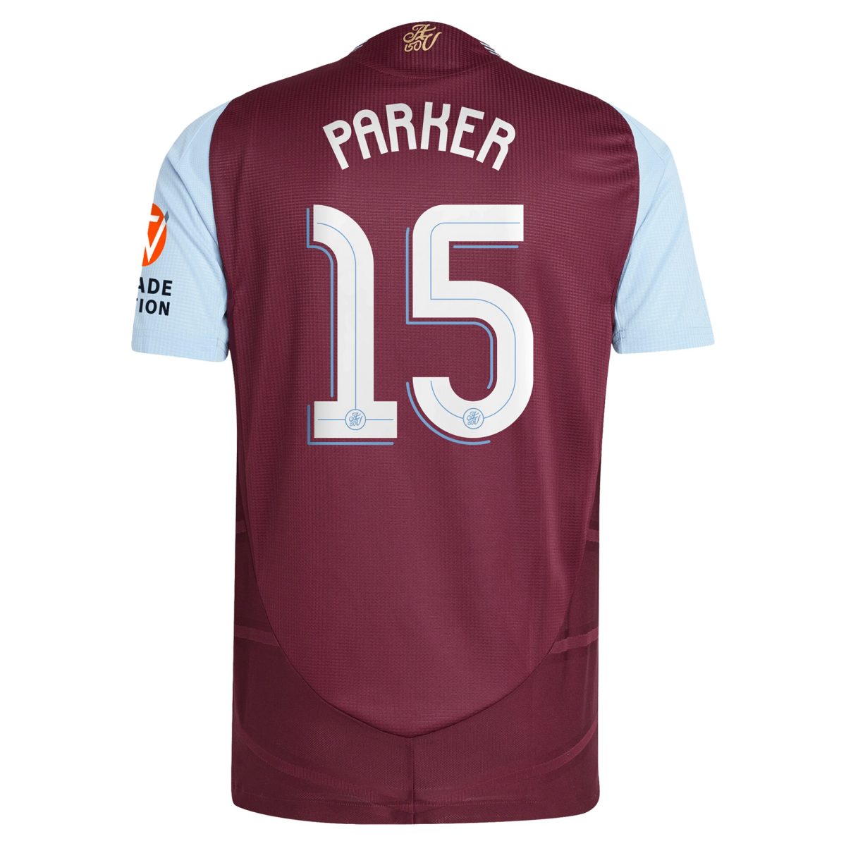 aston villa adidas home authentic shirt 2024-25 with parker 15 cup printing Collection | Official Aston Villa Jerseys for Fans