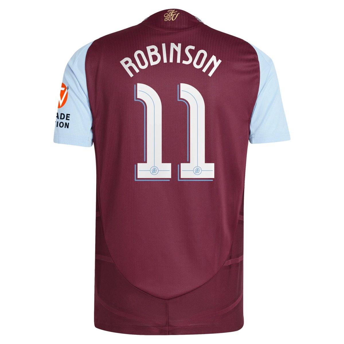 aston villa adidas home authentic shirt 2024-25 with robinson 11 cup printing Collection | Official Aston Villa Jerseys for Fans