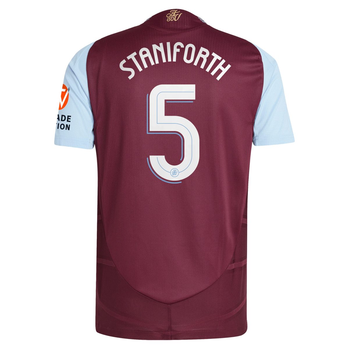 aston villa adidas home authentic shirt 2024-25 with staniforth 5 cup printing Collection | Official Aston Villa Jerseys for Fans