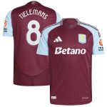 aston villa adidas home authentic shirt 2024-25 with tielemans 8 cup printing Collection | Official Aston Villa Jerseys for Fans