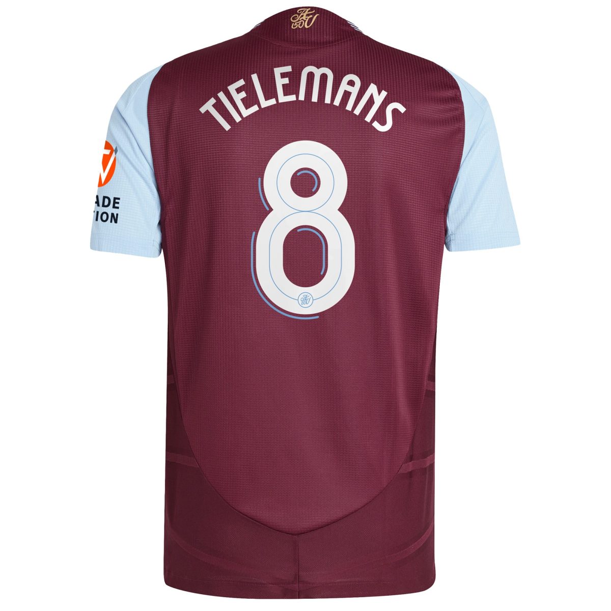 aston villa adidas home authentic shirt 2024-25 with tielemans 8 cup printing Collection | Official Aston Villa Jerseys for Fans