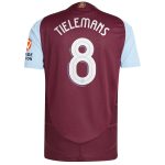 aston villa adidas home authentic shirt 2024-25 with tielemans 8 cup printing Collection | Official Aston Villa Jerseys for Fans