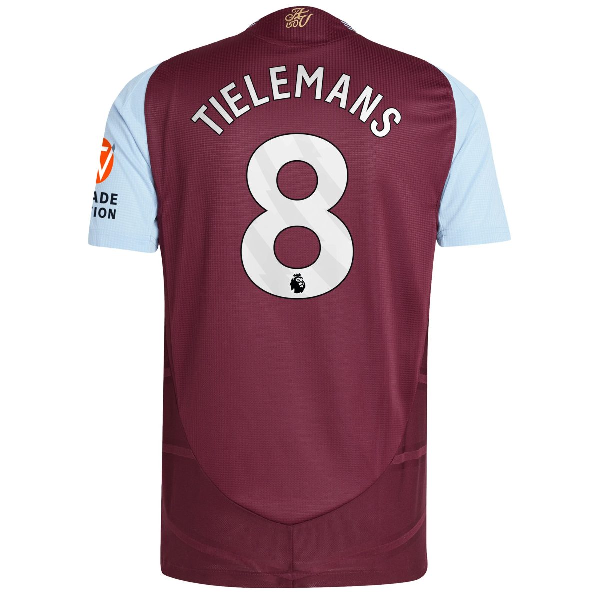 aston villa adidas home authentic shirt 2024-25 with tielemans 8 printing Collection | Official Aston Villa Jerseys for Fans