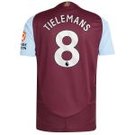 aston villa adidas home authentic shirt 2024-25 with tielemans 8 printing Collection | Official Aston Villa Jerseys for Fans