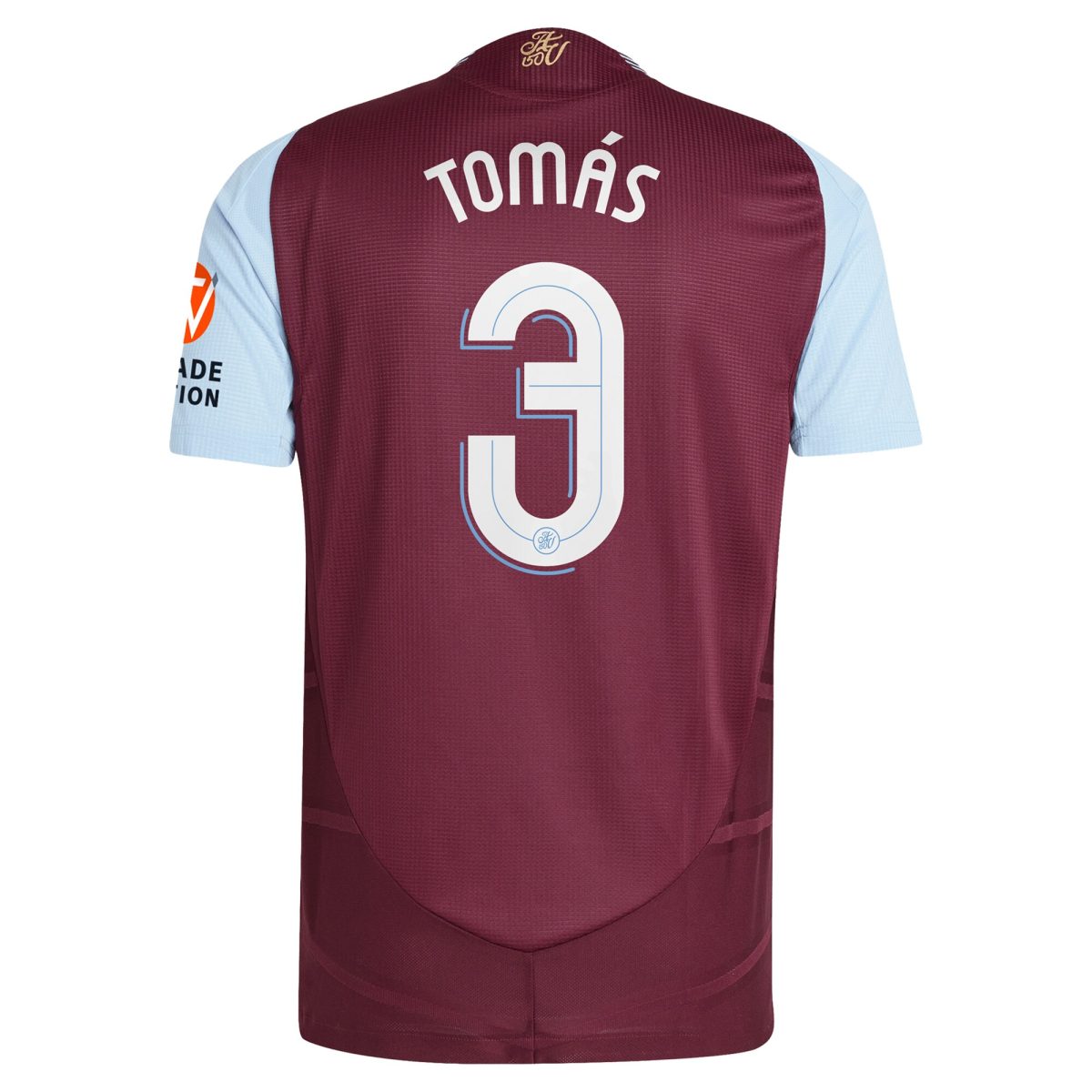 aston villa adidas home authentic shirt 2024-25 with tomás 3 cup printing Collection | Official Aston Villa Jerseys for Fans