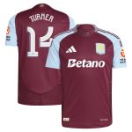 aston villa adidas home authentic shirt 2024-25 with turner 14 cup printing Collection | Official Aston Villa Jerseys for Fans