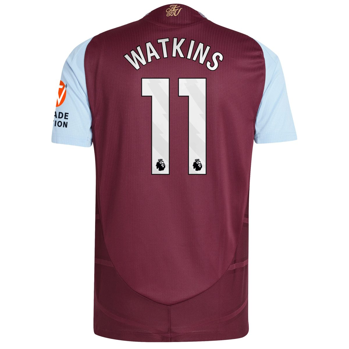 aston villa adidas home authentic shirt 2024-25 with watkins 11 printing Collection | Official Aston Villa Jerseys for Fans