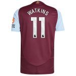 aston villa adidas home authentic shirt 2024-25 with watkins 11 printing Collection | Official Aston Villa Jerseys for Fans