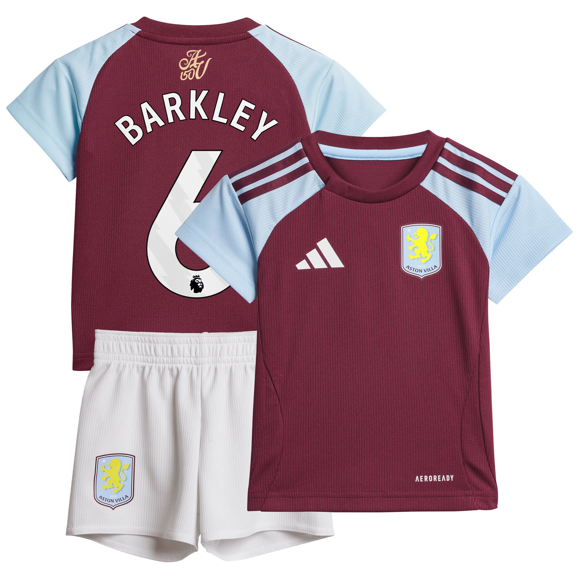 aston villa adidas home baby kit 2024-25 with barkley 6 printing Collection | Official Aston Villa Jerseys for Fans