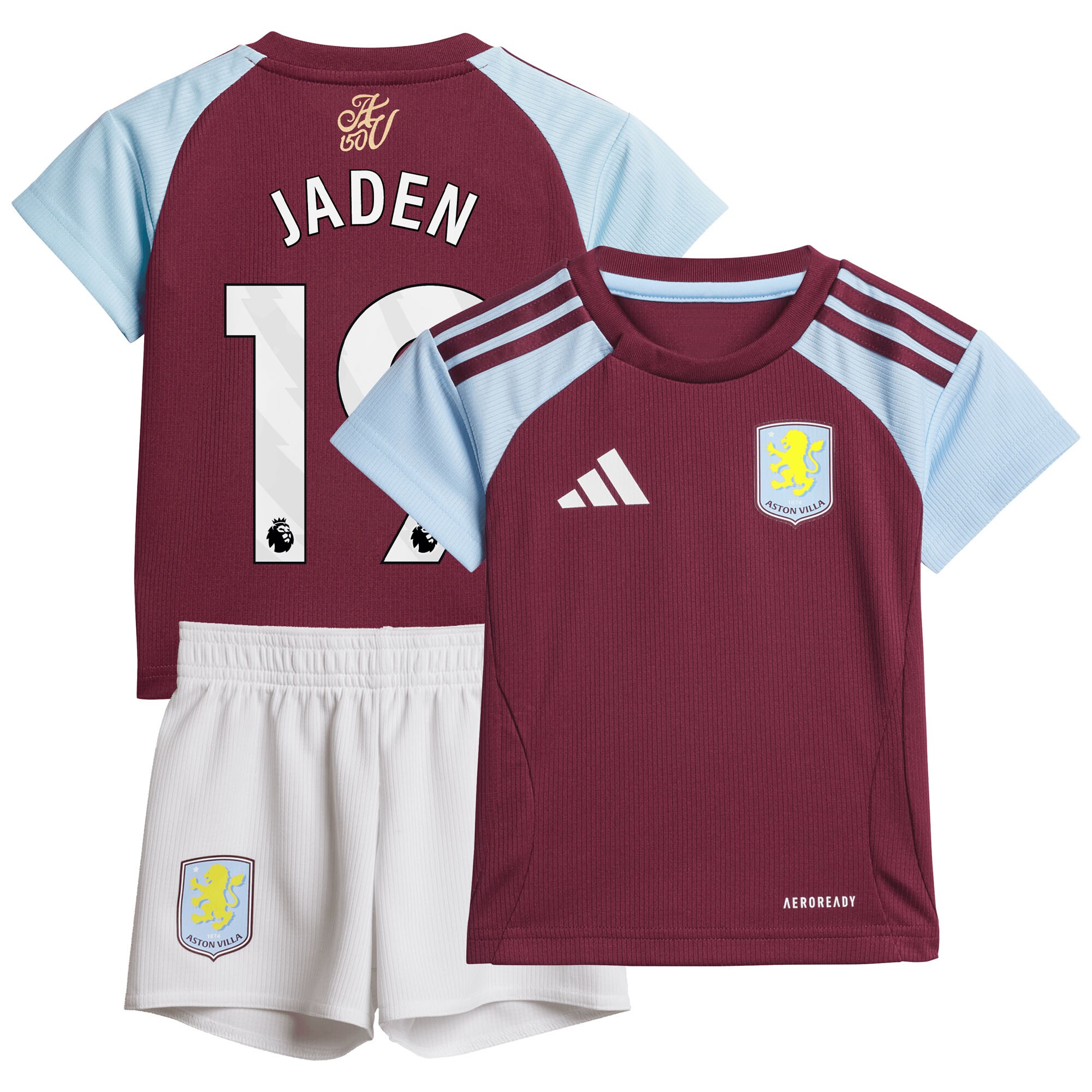 aston villa adidas home baby kit 2024-25 with jaden 19 printing Collection | Official Aston Villa Jerseys for Fans
