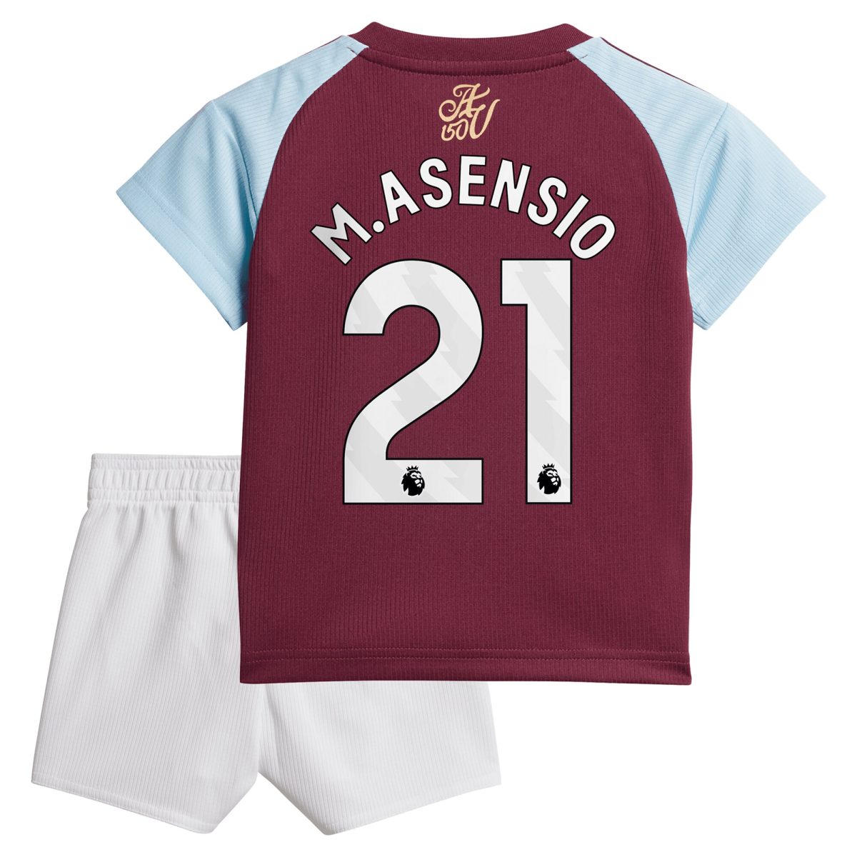 aston villa adidas home baby kit 2024-25 with m.asensio 21 printing Collection | Official Aston Villa Jerseys for Fans
