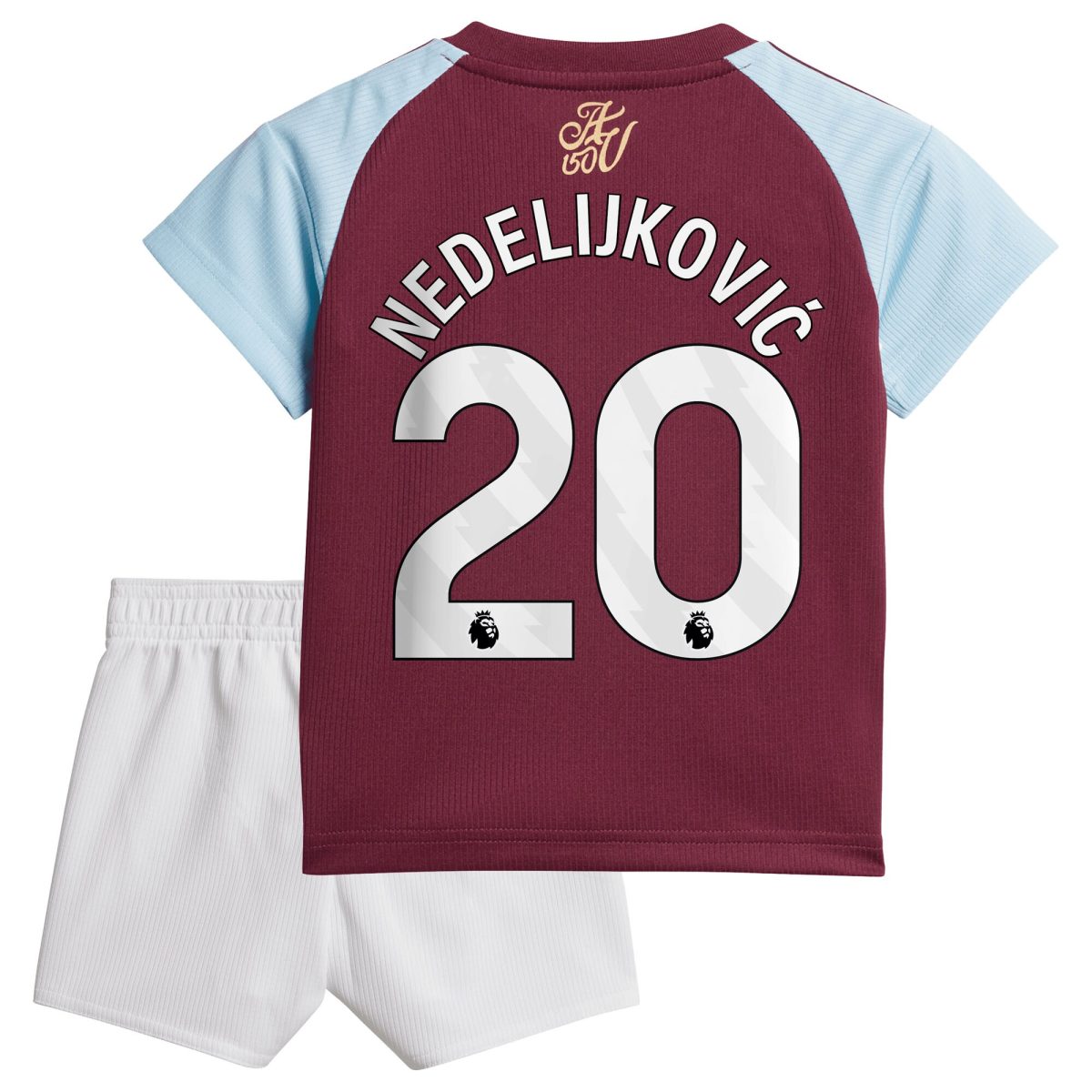 aston villa adidas home baby kit 2024-25 with nedeljković 20 printing Collection | Official Aston Villa Jerseys for Fans