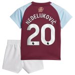 aston villa adidas home baby kit 2024-25 with nedeljković 20 printing Collection | Official Aston Villa Jerseys for Fans