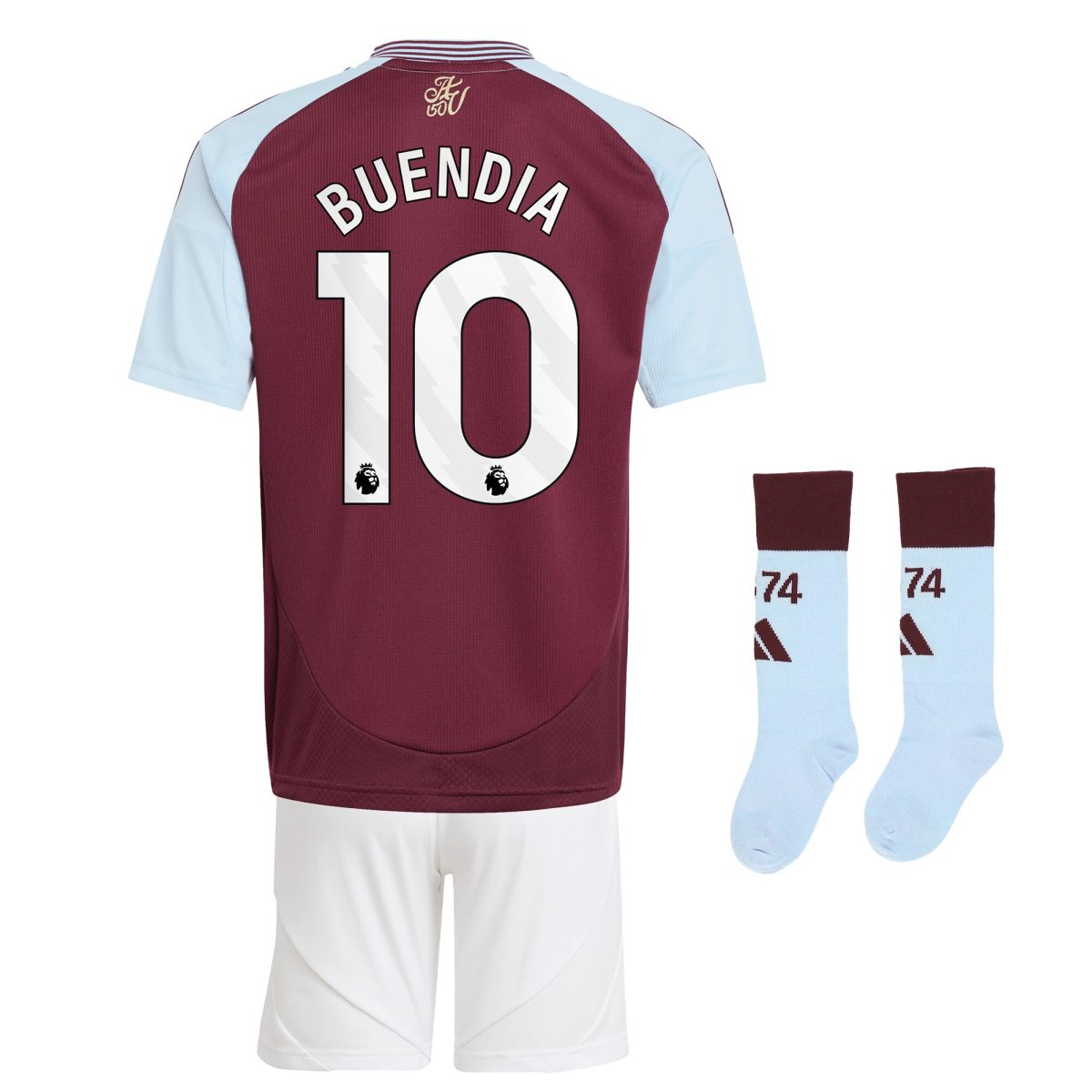 aston villa adidas home mini kit 2024-25 with buendia 10 printing Collection | Official Aston Villa Jerseys for Fans
