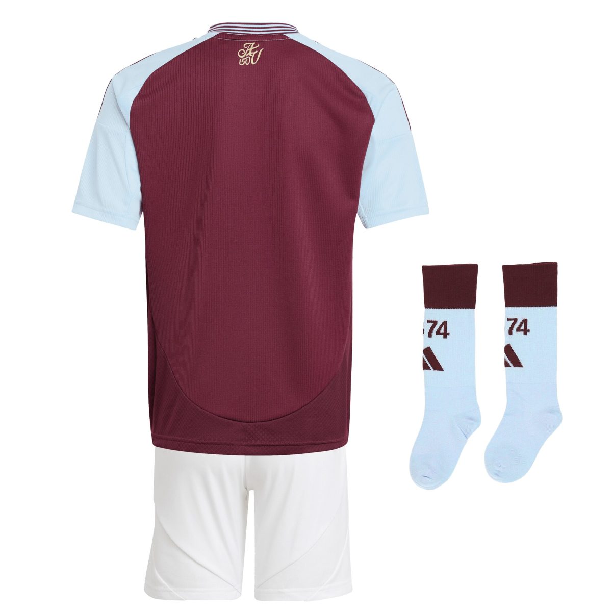 aston villa adidas home mini kit 2024-25 with custom printing Collection | Official Aston Villa Jerseys for Fans