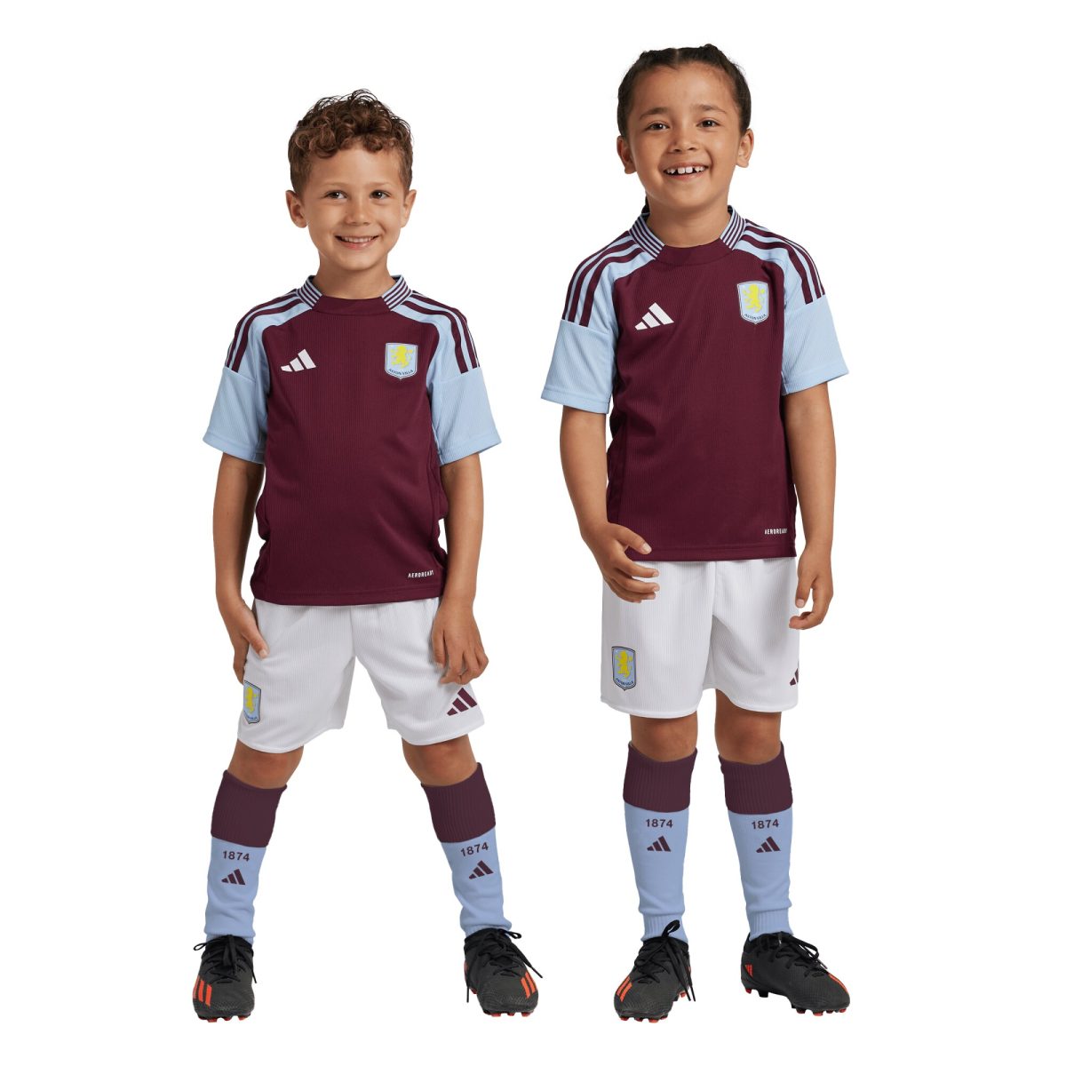 aston villa adidas home mini kit 2024-25 with custom printing Collection | Official Aston Villa Jerseys for Fans