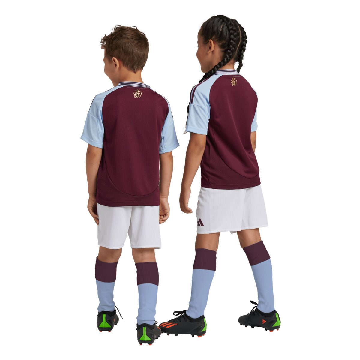 aston villa adidas home mini kit 2024-25 with custom printing Collection | Official Aston Villa Jerseys for Fans