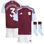 aston villa adidas home mini kit 2024-25 with diego carlos 3 printing Collection | Official Aston Villa Jerseys for Fans