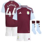 aston villa adidas home mini kit 2024-25 with kamara 44 printing Collection | Official Aston Villa Jerseys for Fans