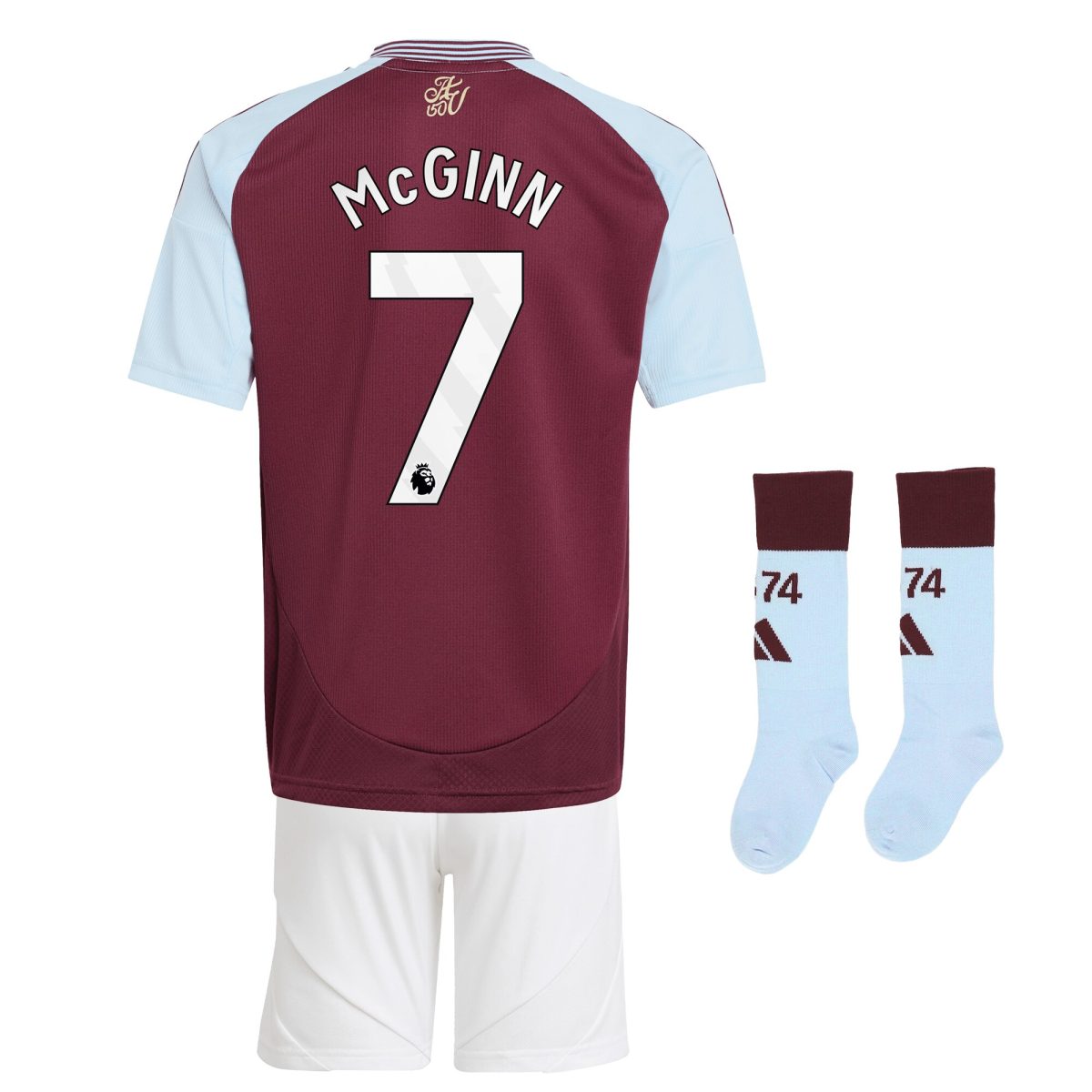 aston villa adidas home mini kit 2024-25 with mcginn 7 printing Collection | Official Aston Villa Jerseys for Fans