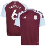 aston villa adidas home shirt 2024-25 – kids with barkley 6 printing Collection | Official Aston Villa Jerseys for Fans