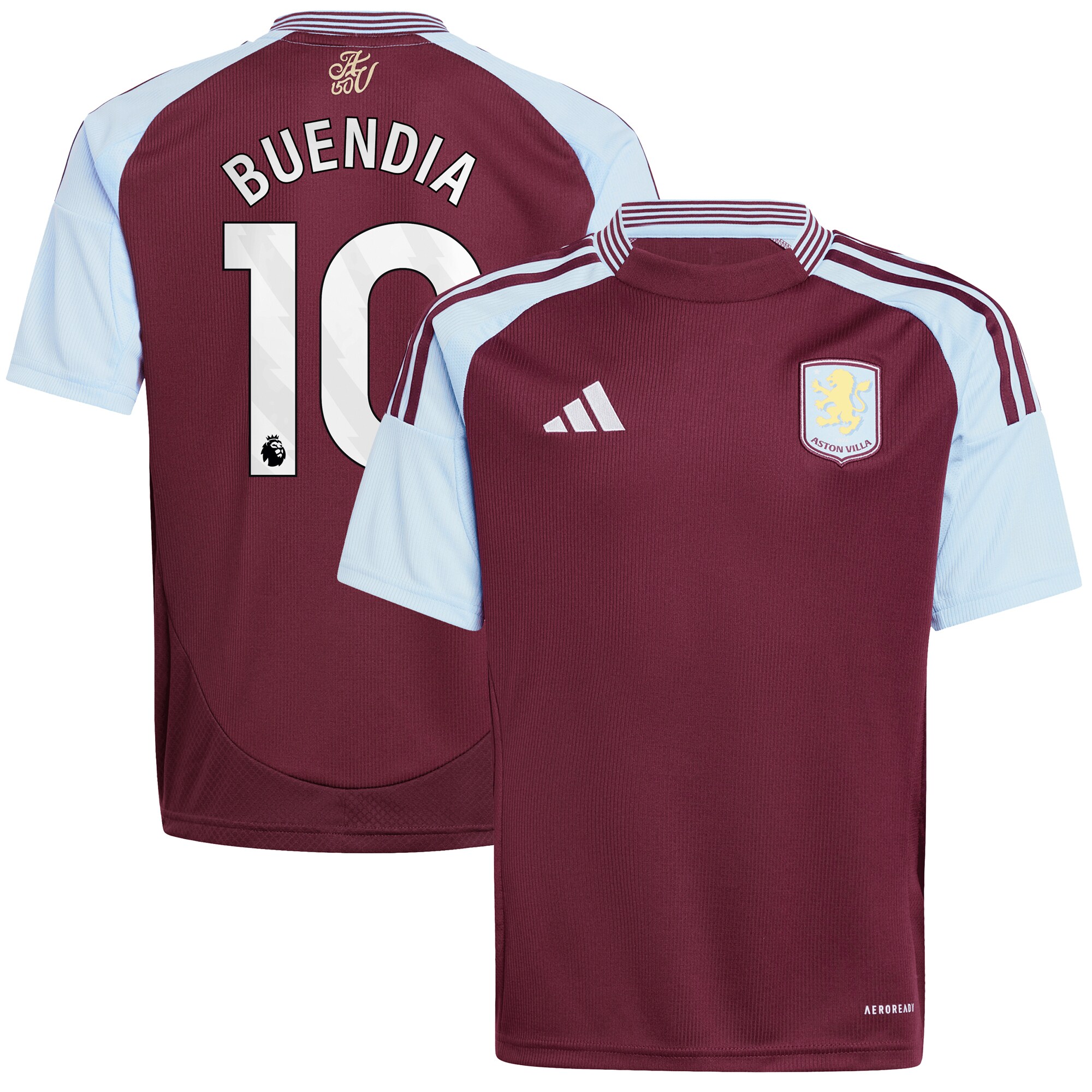 aston villa adidas home shirt 2024-25 – kids with buendia 10 printing Collection | Official Aston Villa Jerseys for Fans