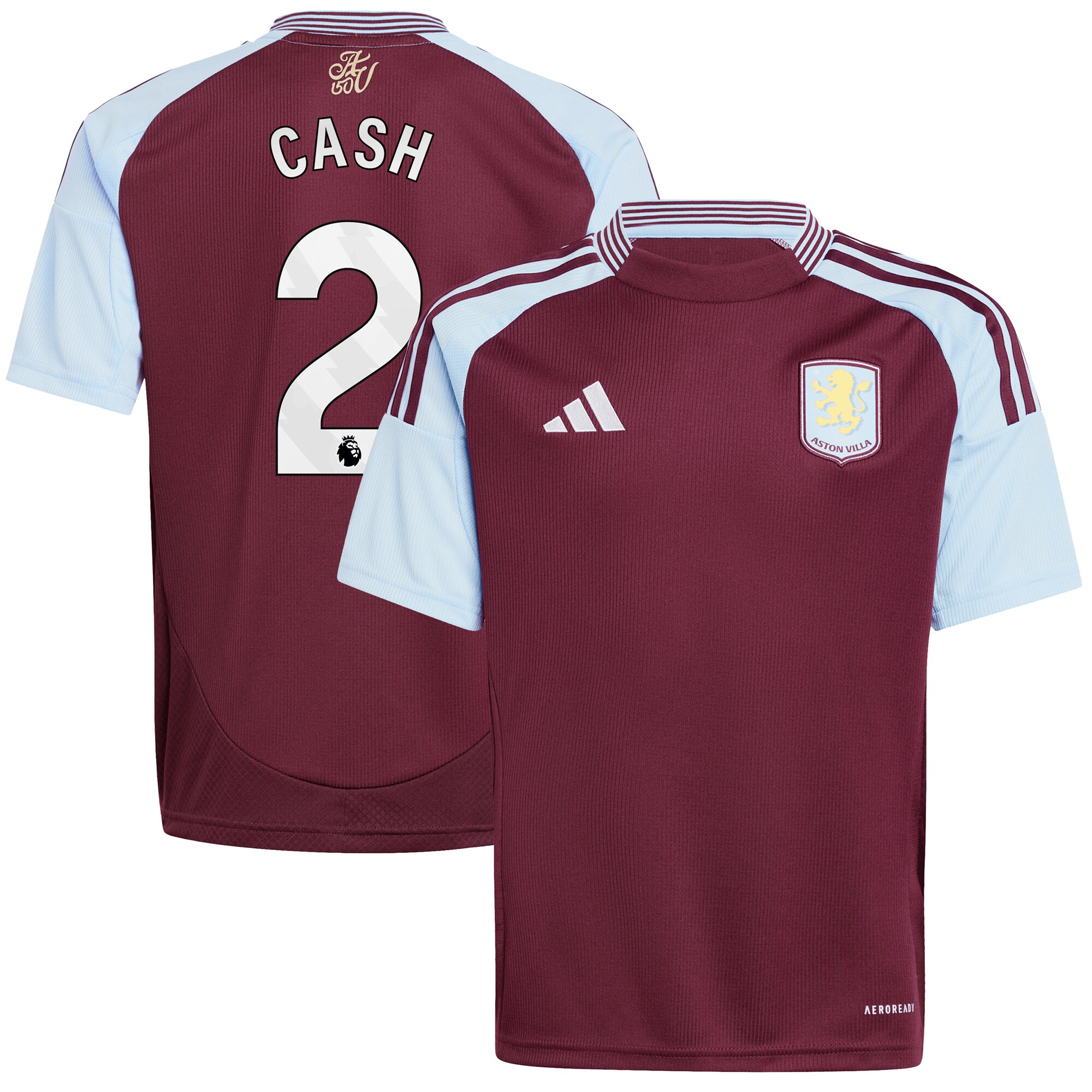 aston villa adidas home shirt 2024-25 – kids with cash 2 printing Collection | Official Aston Villa Jerseys for Fans