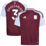 aston villa adidas home shirt 2024-25 – kids with diego carlos 3 printing Collection | Official Aston Villa Jerseys for Fans