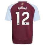 aston villa adidas home shirt 2024-25 – kids with digne 12 printing Collection | Official Aston Villa Jerseys for Fans