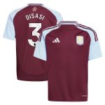 aston villa adidas home shirt 2024-25 – kids with disasi 3 printing Collection | Official Aston Villa Jerseys for Fans