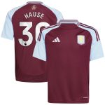 aston villa adidas home shirt 2024-25 – kids with hause 30 printing Collection | Official Aston Villa Jerseys for Fans