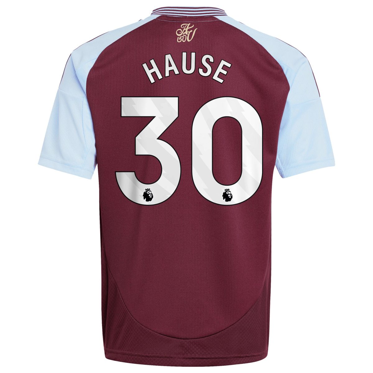 aston villa adidas home shirt 2024-25 – kids with hause 30 printing Collection | Official Aston Villa Jerseys for Fans