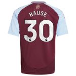 aston villa adidas home shirt 2024-25 – kids with hause 30 printing Collection | Official Aston Villa Jerseys for Fans