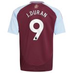 aston villa adidas home shirt 2024-25 – kids with j.duran 9 printing Collection | Official Aston Villa Jerseys for Fans