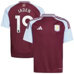 aston villa adidas home shirt 2024-25 – kids with jaden 19 printing Collection | Official Aston Villa Jerseys for Fans