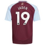 aston villa adidas home shirt 2024-25 – kids with jaden 19 printing Collection | Official Aston Villa Jerseys for Fans
