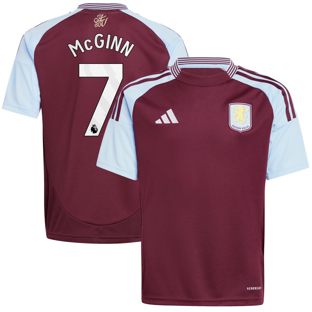 aston villa adidas home shirt 2024-25 – kids with john mcginn 7 printing Collection | Official Aston Villa Jerseys for Fans