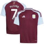 aston villa adidas home shirt 2024-25 – kids with john mcginn 7 printing Collection | Official Aston Villa Jerseys for Fans