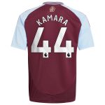 aston villa adidas home shirt 2024-25 – kids with kamara 44 printing Collection | Official Aston Villa Jerseys for Fans
