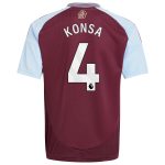aston villa adidas home shirt 2024-25 – kids with konsa 4 printing Collection | Official Aston Villa Jerseys for Fans