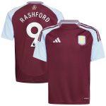 aston villa adidas home shirt 2024-25 – kids with rashford 9 printing Collection | Official Aston Villa Jerseys for Fans