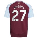 aston villa adidas home shirt 2024-25 – kids with rogers 27 printing Collection | Official Aston Villa Jerseys for Fans