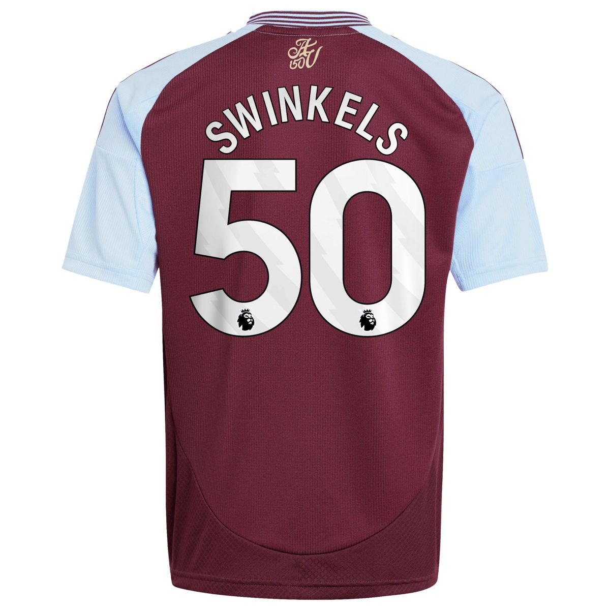 aston villa adidas home shirt 2024-25 – kids with swinkels 50 printing Collection | Official Aston Villa Jerseys for Fans