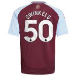 aston villa adidas home shirt 2024-25 – kids with swinkels 50 printing Collection | Official Aston Villa Jerseys for Fans
