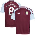 aston villa adidas home shirt 2024-25 – kids with tielemans 8 printing Collection | Official Aston Villa Jerseys for Fans