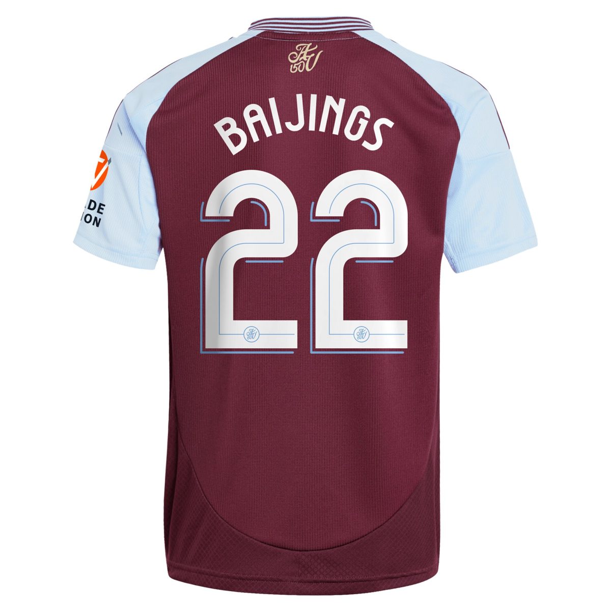 aston villa adidas home shirt 2024-25 with baijings 22 cup printing Collection | Official Aston Villa Jerseys for Fans