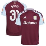 aston villa adidas home shirt 2024-25 with bailey 31 cup printing Collection | Official Aston Villa Jerseys for Fans