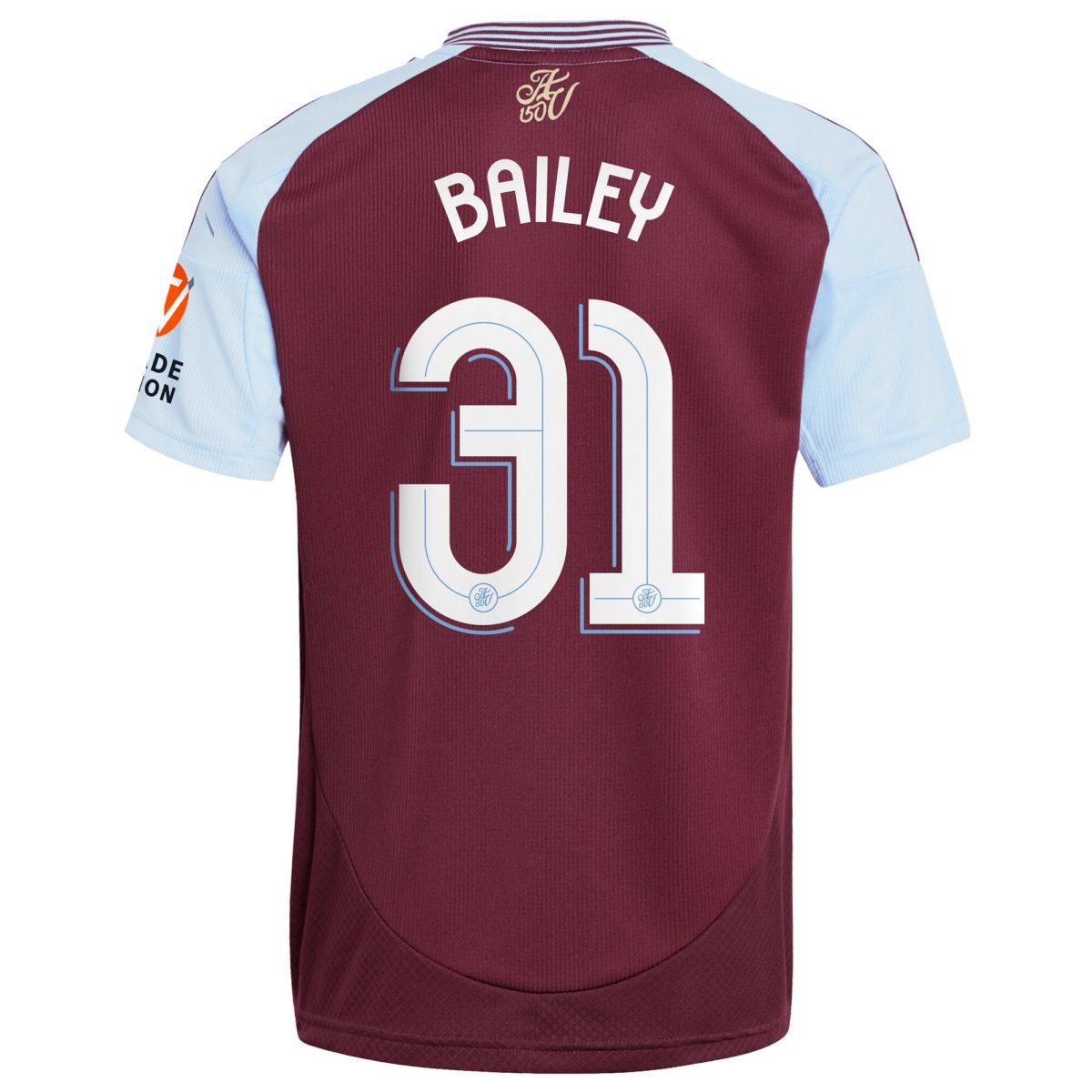 aston villa adidas home shirt 2024-25 with bailey 31 cup printing Collection | Official Aston Villa Jerseys for Fans