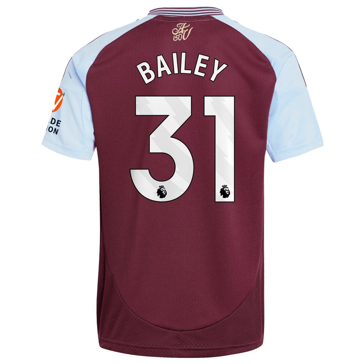 aston villa adidas home shirt 2024-25 with bailey 31 printing Collection | Official Aston Villa Jerseys for Fans